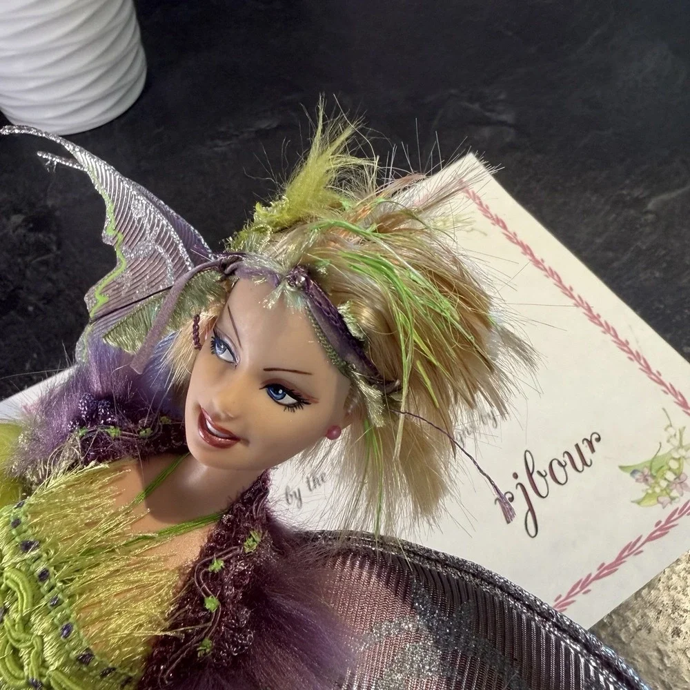OOAK Green‎ Fairy Doll 12